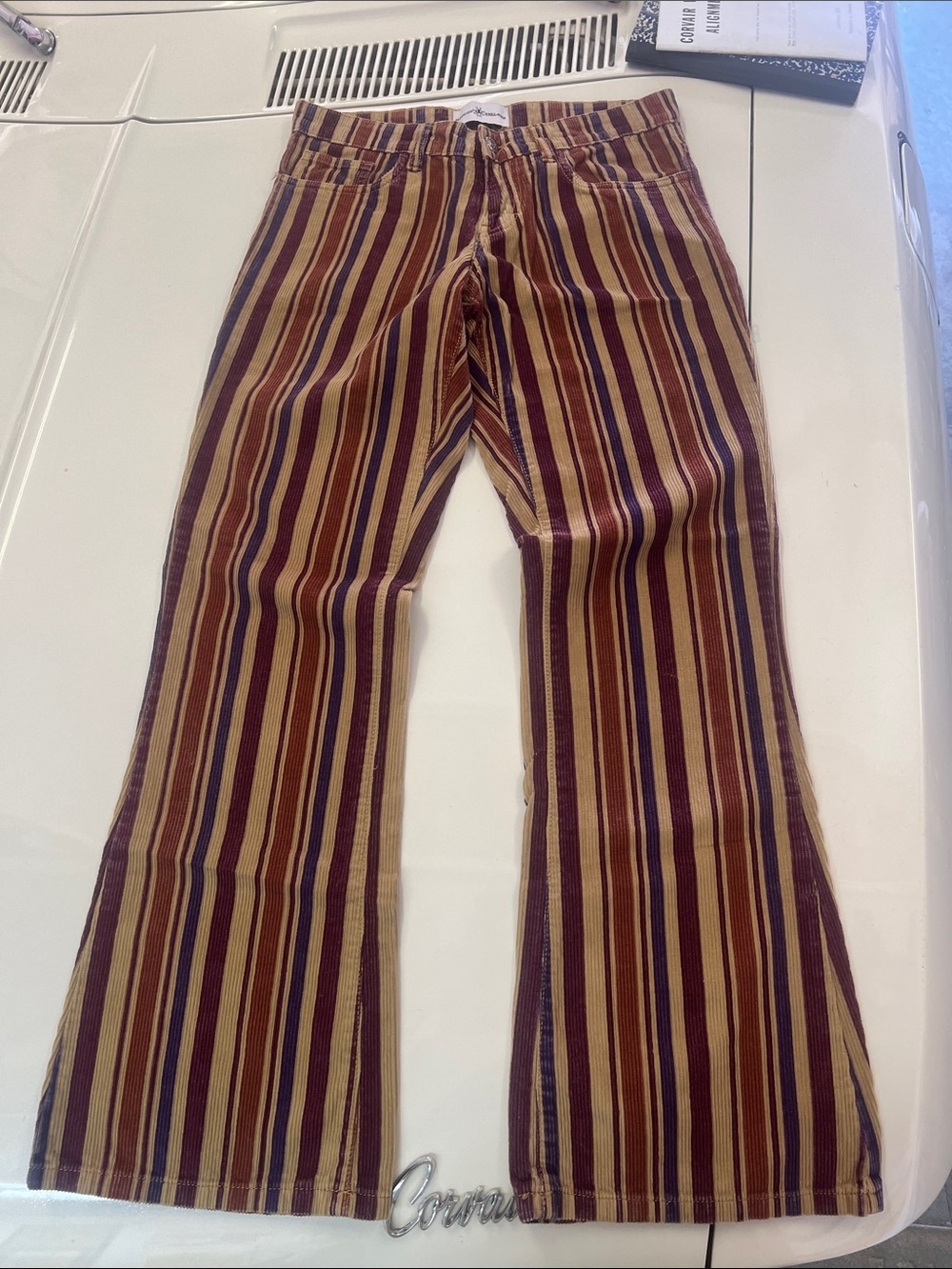 Mens Madcap England Killer Stripe Cord 70s Cord Flares *Discontinued* 32x32